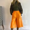 Women 1972 Desa Pants & Shorts | 1972 Desa-Leather Shorts: Apricot