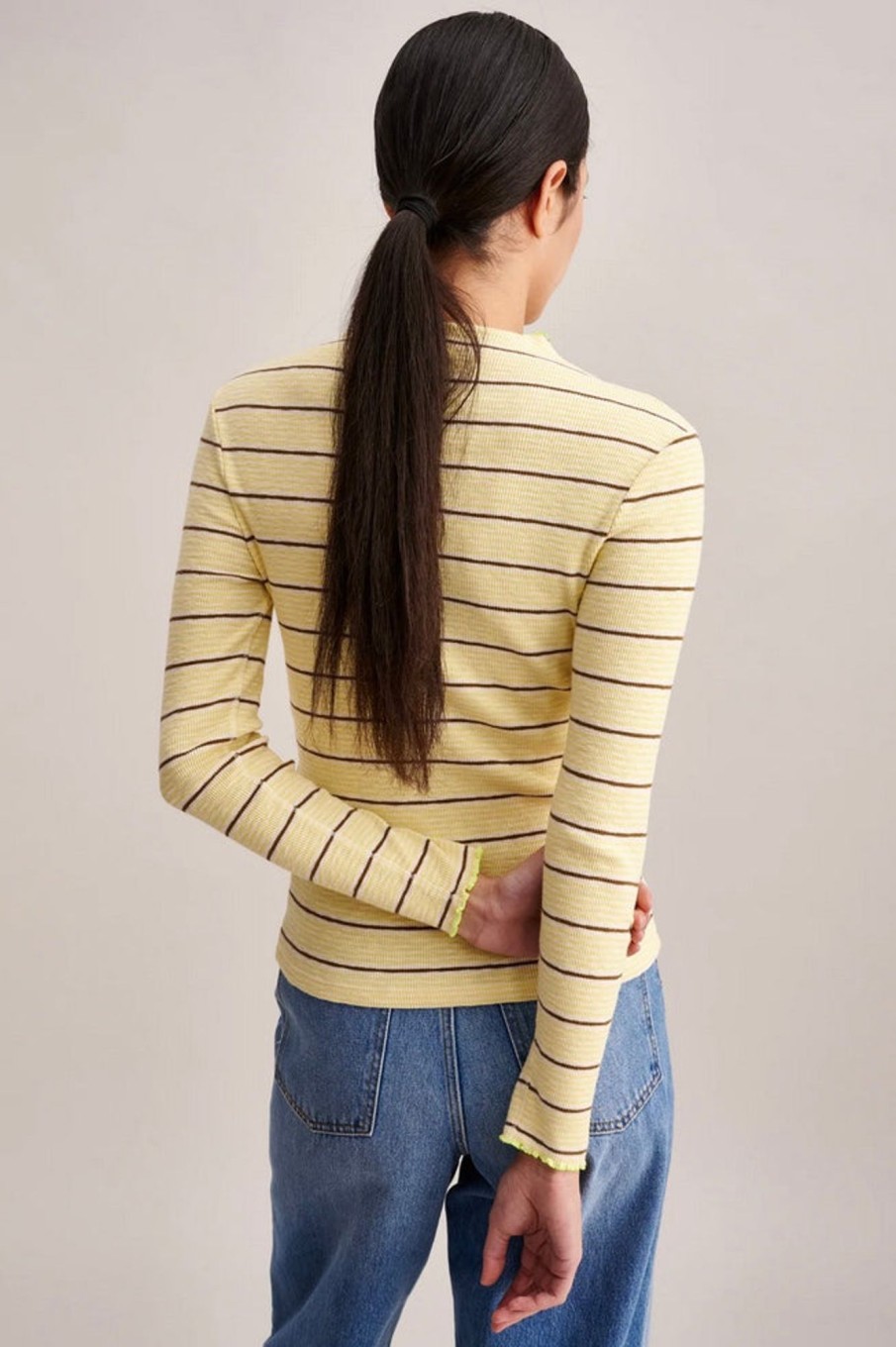 Women Bellerose Tops | Bellerose-Niba Top: Stripe B