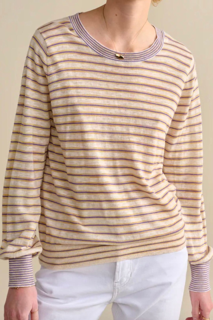 Women Bellerose Tops | Bellerose-Gopsy Sweater: Stripe C