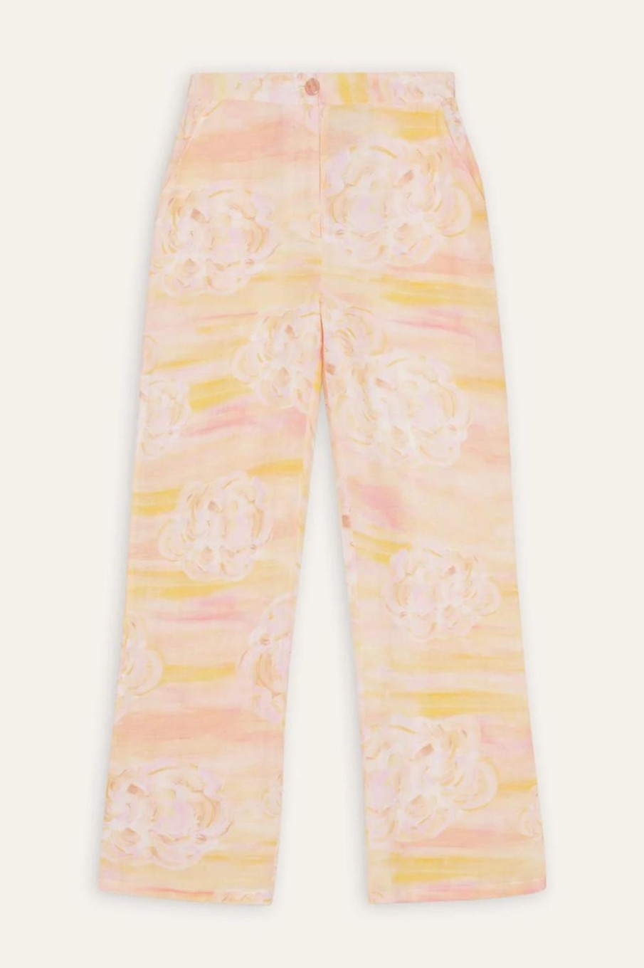 Women Helmstedt Pants & Shorts | Helmstedt-Alv Pants: Peach Skies