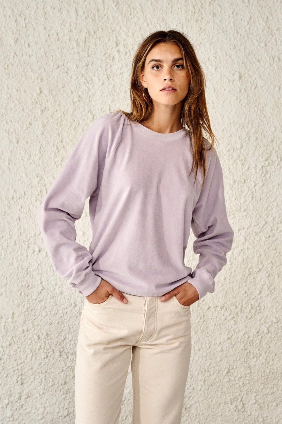 Women Bellerose Sweaters | Bellerose-Cial Sweatshirt: Iris