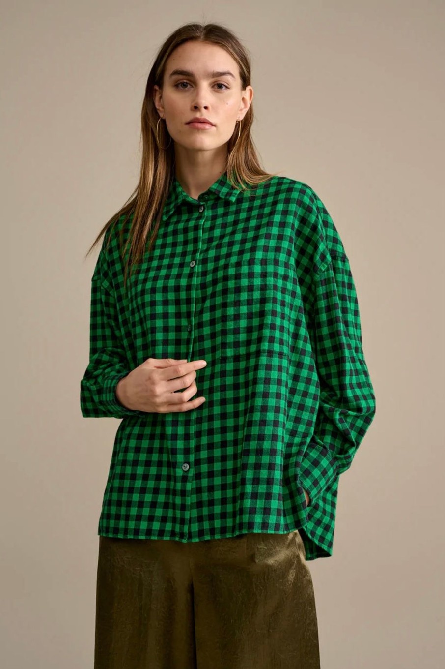 Women Bellerose Tops | Bellerose-Gilles Shirt: Check G