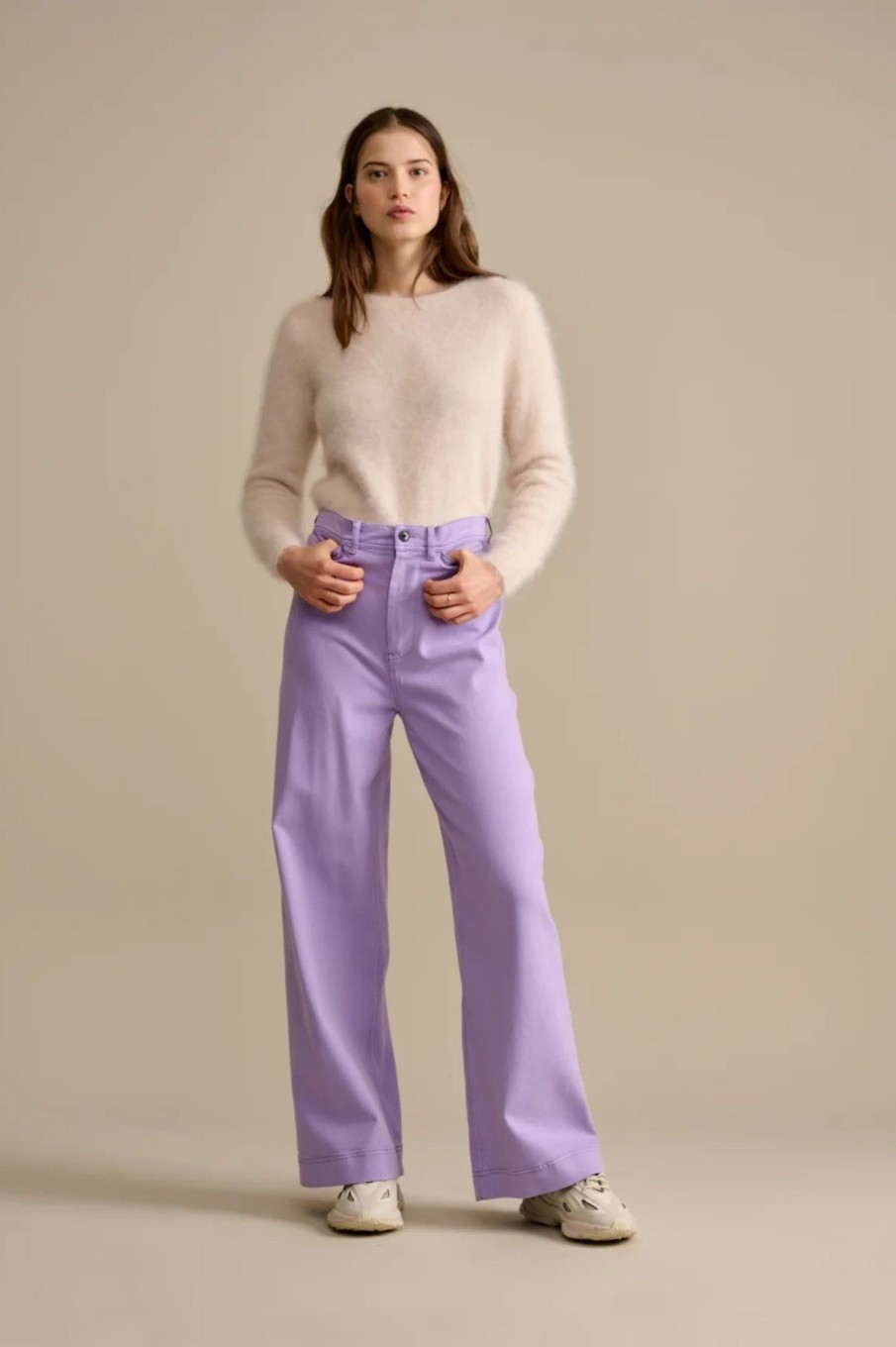 Women Bellerose Pants & Shorts | Bellerose-Lottie Pants: Violette