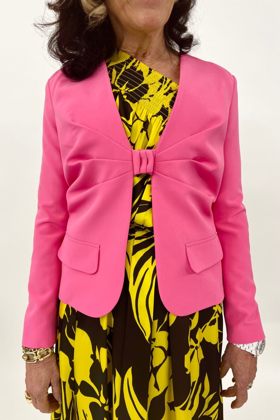 Women Vivetta Outerwear | Vivetta-Bow Jacket: Fuchsia