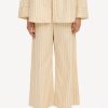 Women By Malene Birger Pants & Shorts | By Malene Birger-Luisa Pant: Cream Pinstripe