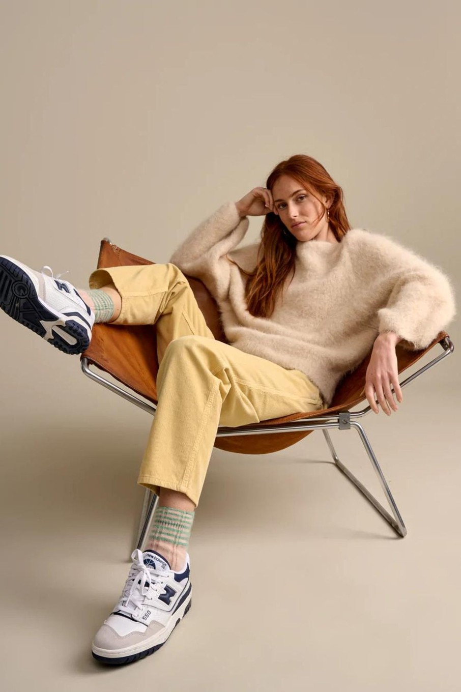 Women Bellerose Sweaters | Bellerose Dara Sweater: Macadamia