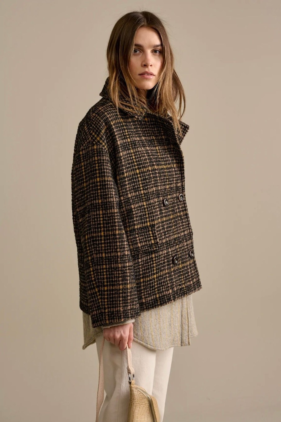 Women Bellerose Outerwear | Bellerose-Vienne Jacket: Check B