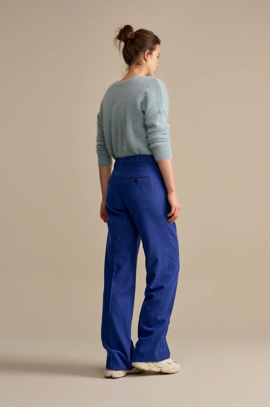 Women Bellerose Pants & Shorts | Bellerose-Valter Pants: Worker Blue