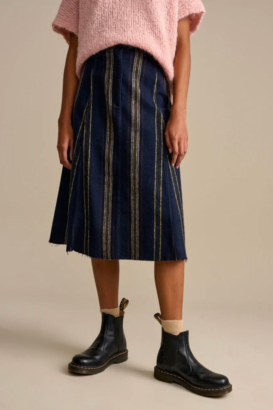 Women Bellerose Skirts | Bellerose-Looe Skirt: Stripe A