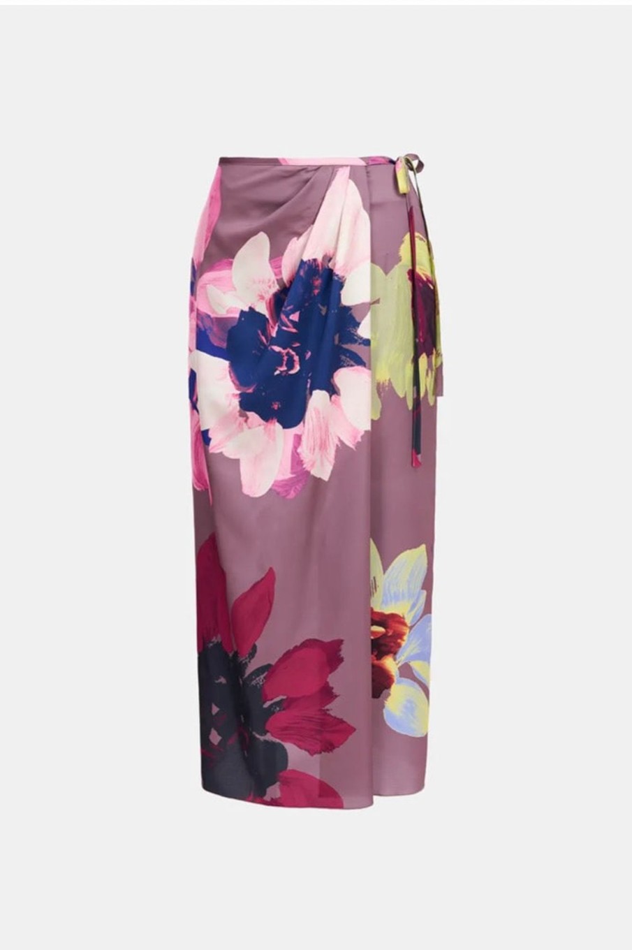 Women Essentiel Antwerp Skirts | Essentiel Antwerp-Easteregg Placed Print Skirt: Washed Mauve