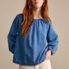 Women Bellerose Tops | Bellerose-Sallie Blouse: Denim