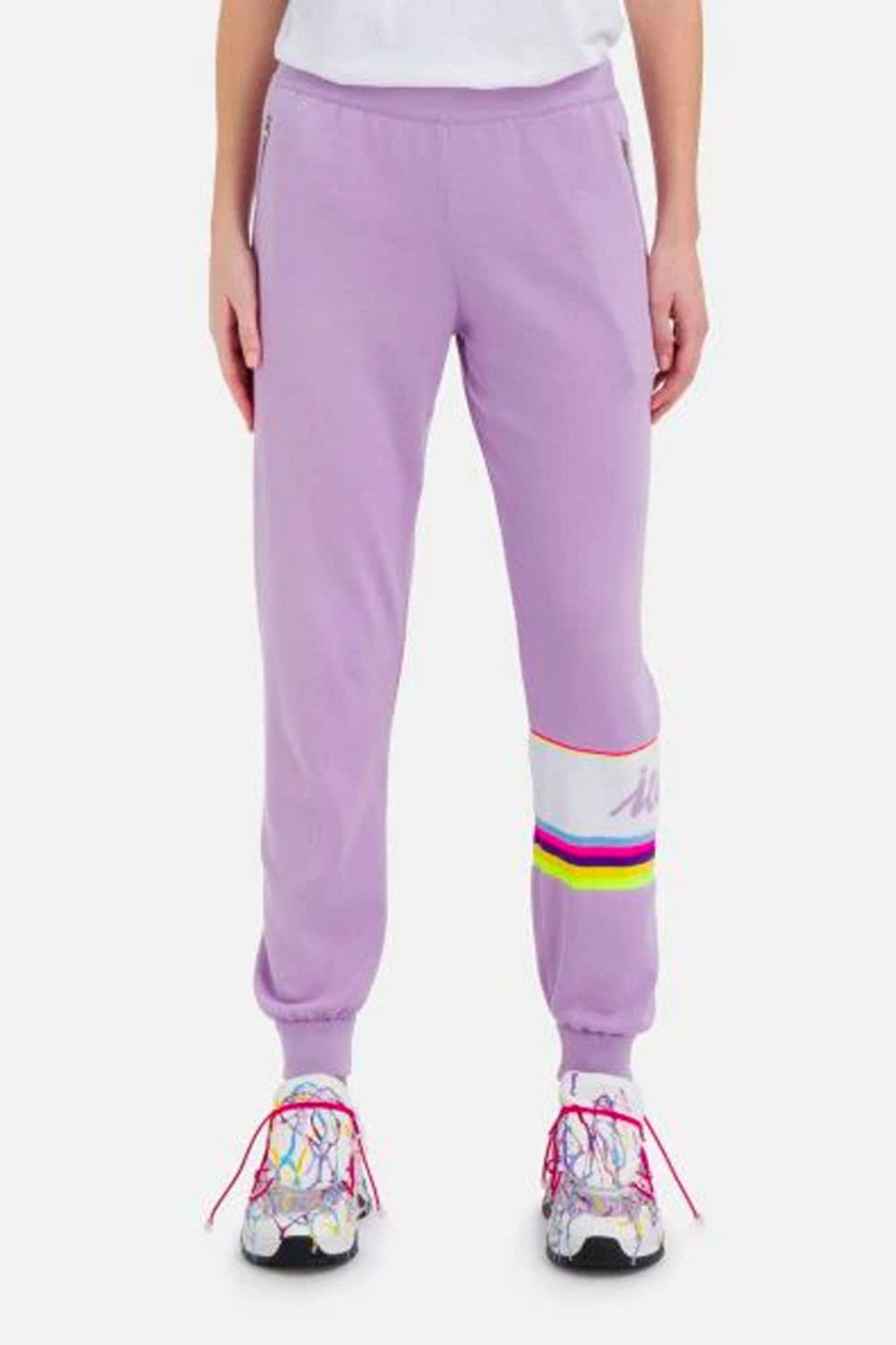 Women Iceberg Pants & Shorts | Iceberg-Lilac Sweatpants