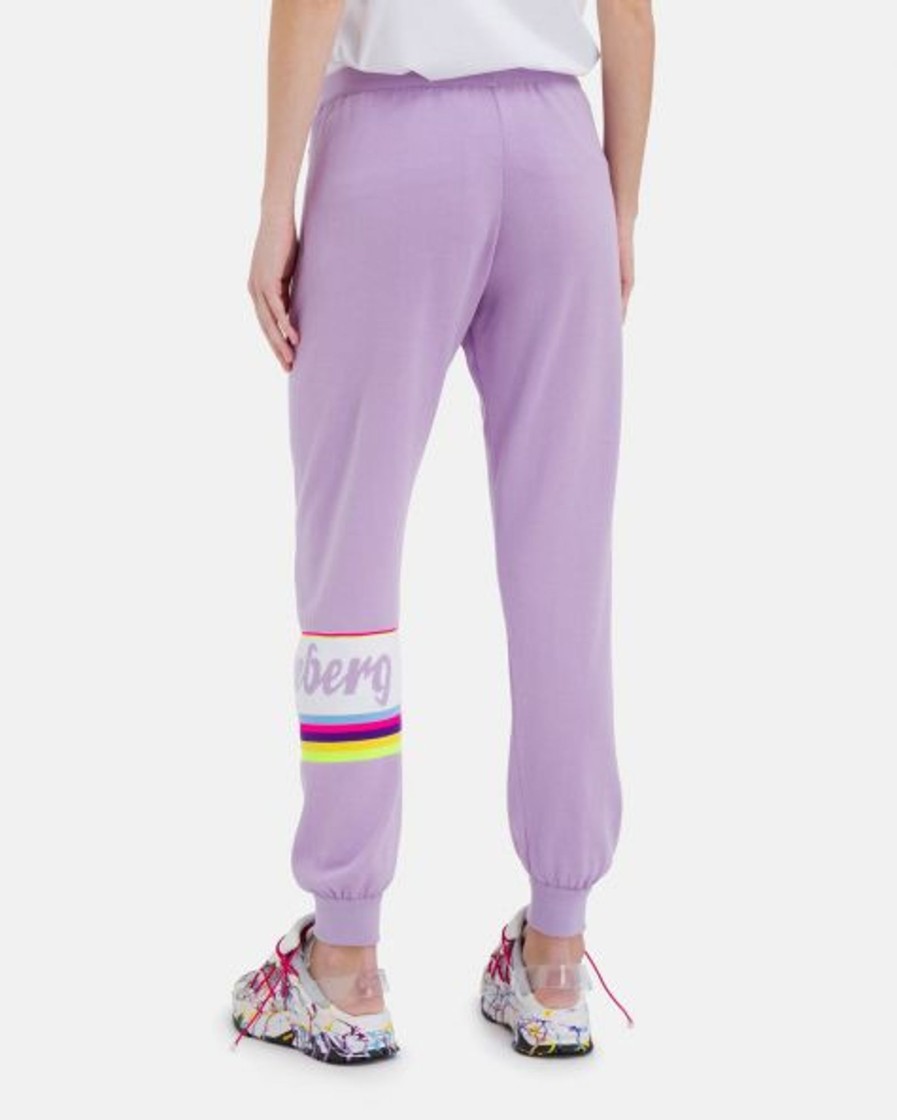 Women Iceberg Pants & Shorts | Iceberg-Lilac Sweatpants