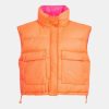 Women Essentiel Antwerp Outerwear | Essentiel Antwerp-Epuff Puffer Bodywarmer: Tiger Blossom Yellow