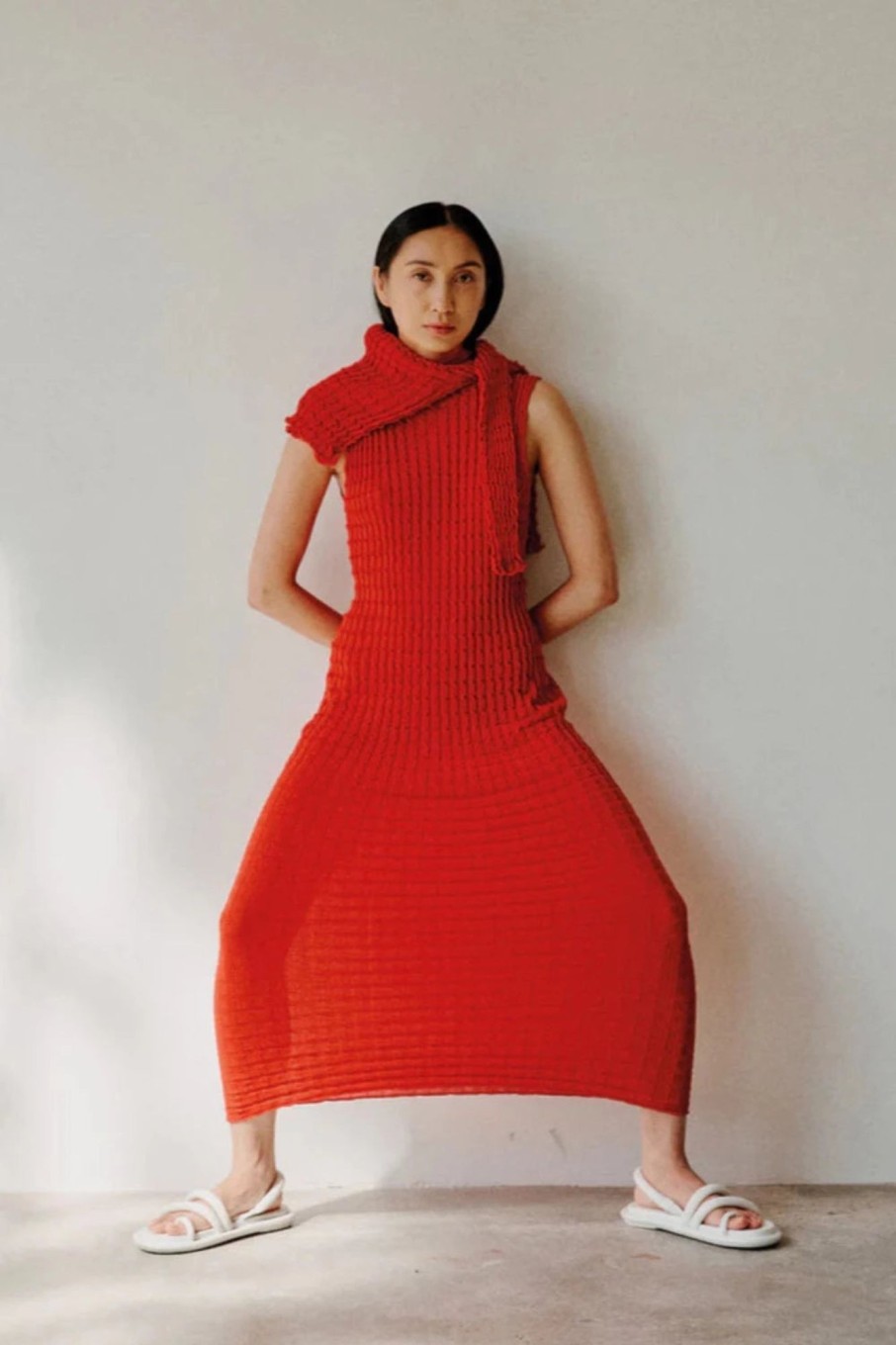 Women Rus Dresses | Rus-Udon Dress: Tomate