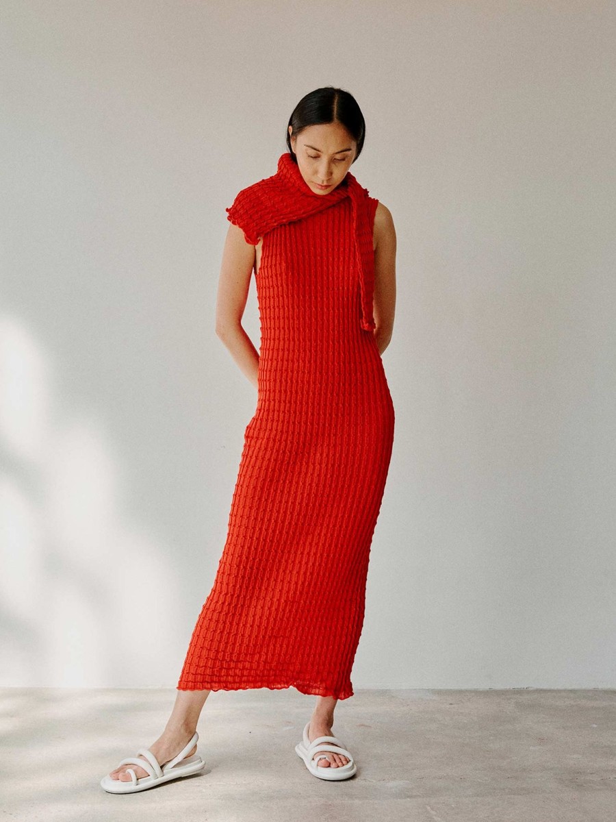 Women Rus Dresses | Rus-Udon Dress: Tomate