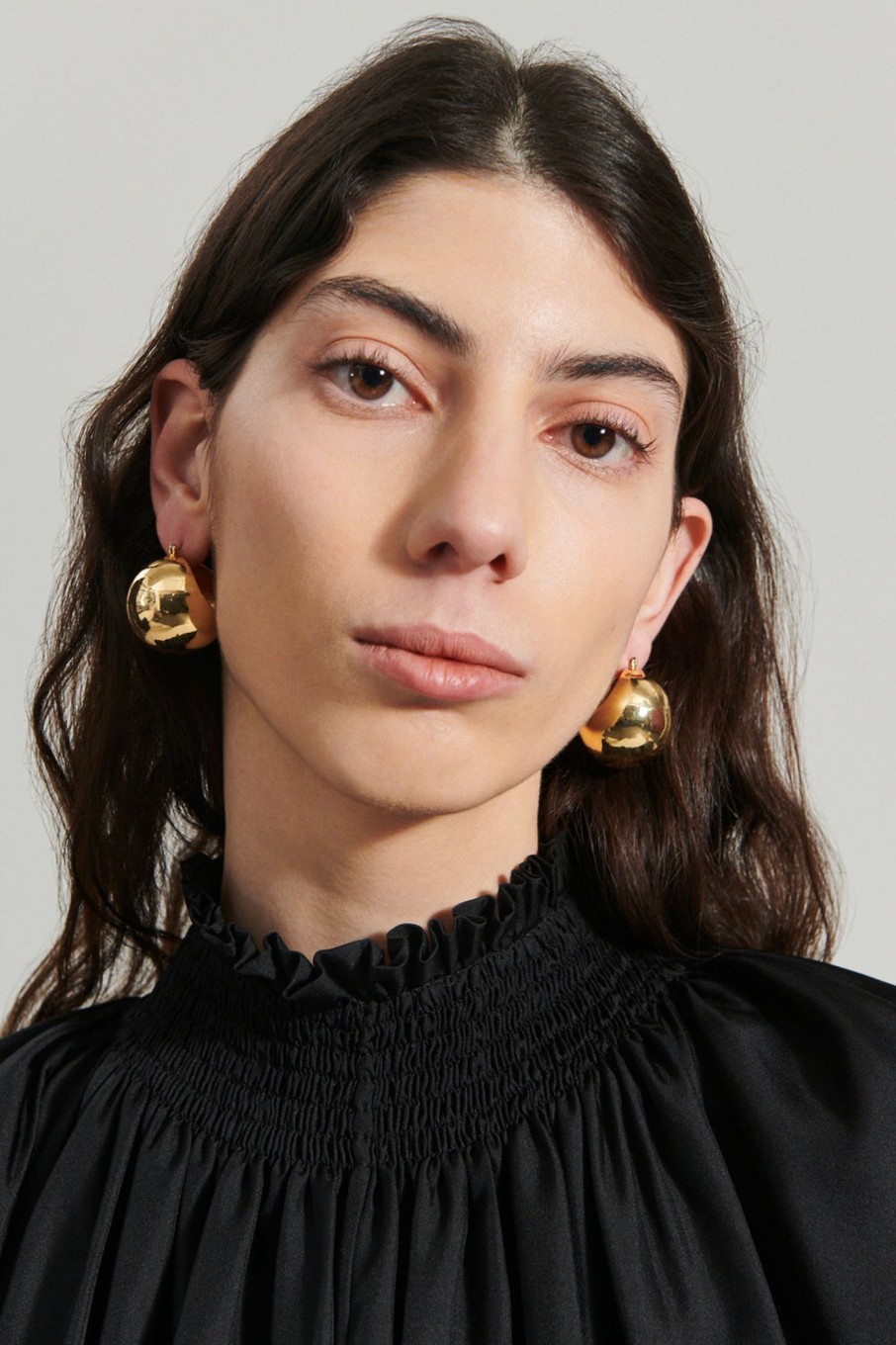 Women Rachel Comey Jewelry | Rachel Comey-Large Keel Hoop: Gold