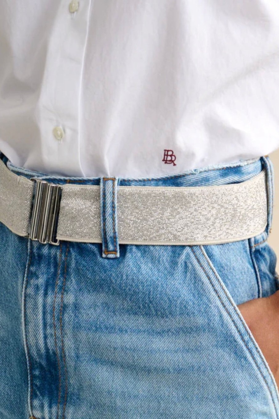 Women Bellerose Belts | Bellerose-Viba Belt: Silver