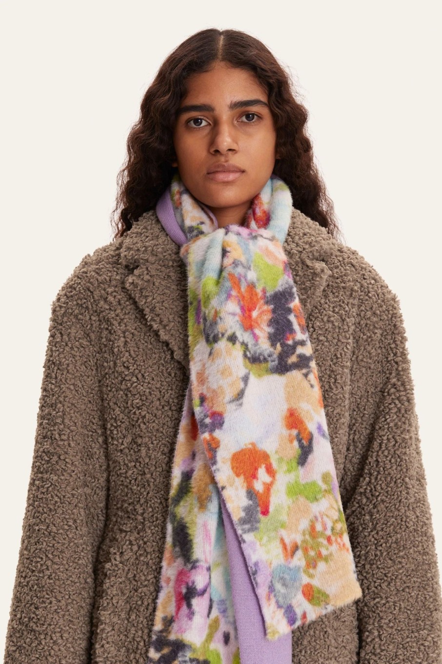 Women Stine Goya Scarves | Stine Goya-Orphea Scarf: Abstract Floral