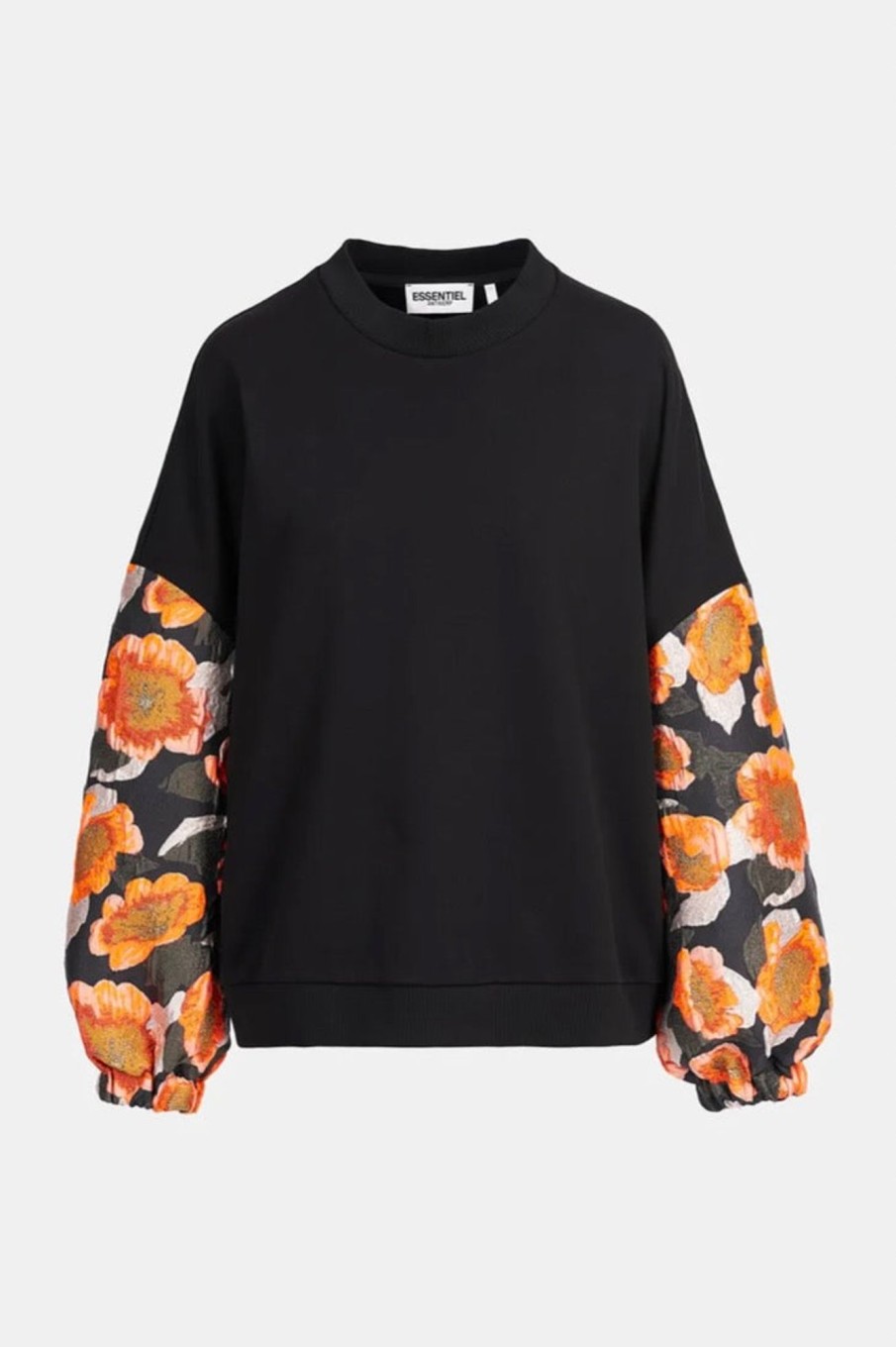 Women Essentiel Antwerp Sweaters | Essentiel Antwerp-Esquire Sweatshirt: Black