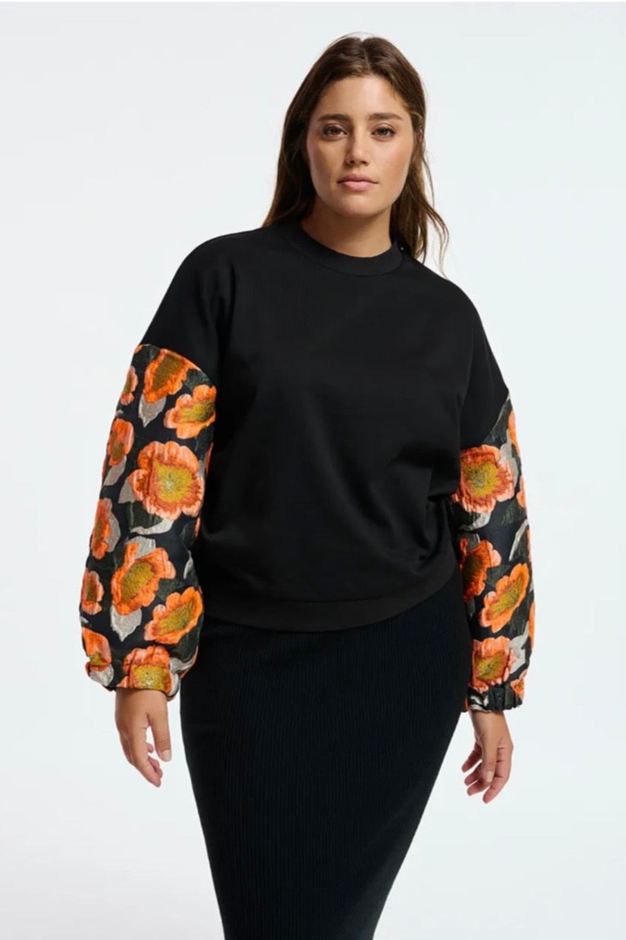 Women Essentiel Antwerp Sweaters | Essentiel Antwerp-Esquire Sweatshirt: Black