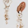 Women Isshī Jewelry | Isshi-Enredo Earrings: Golden Pearl