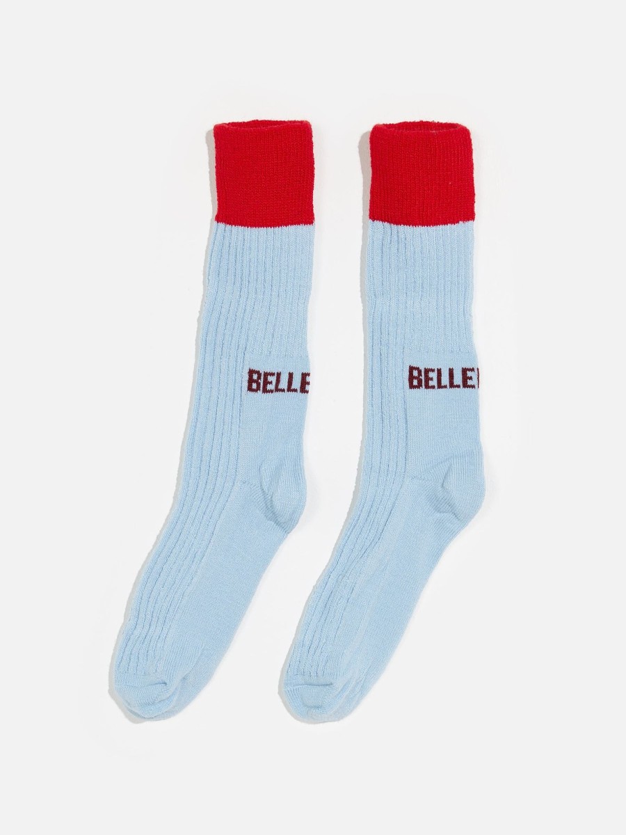 Women Bellerose Socks & Tights | Bellerose-Vocin Socks: Blue Fog