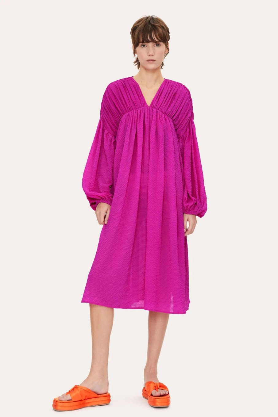 Women Stine Goya Dresses | Stine Goya-Anais Dress: Magenta