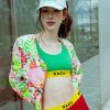 Women KkCo Loungewear | Kkco-Sports Bra: Lemon Lime