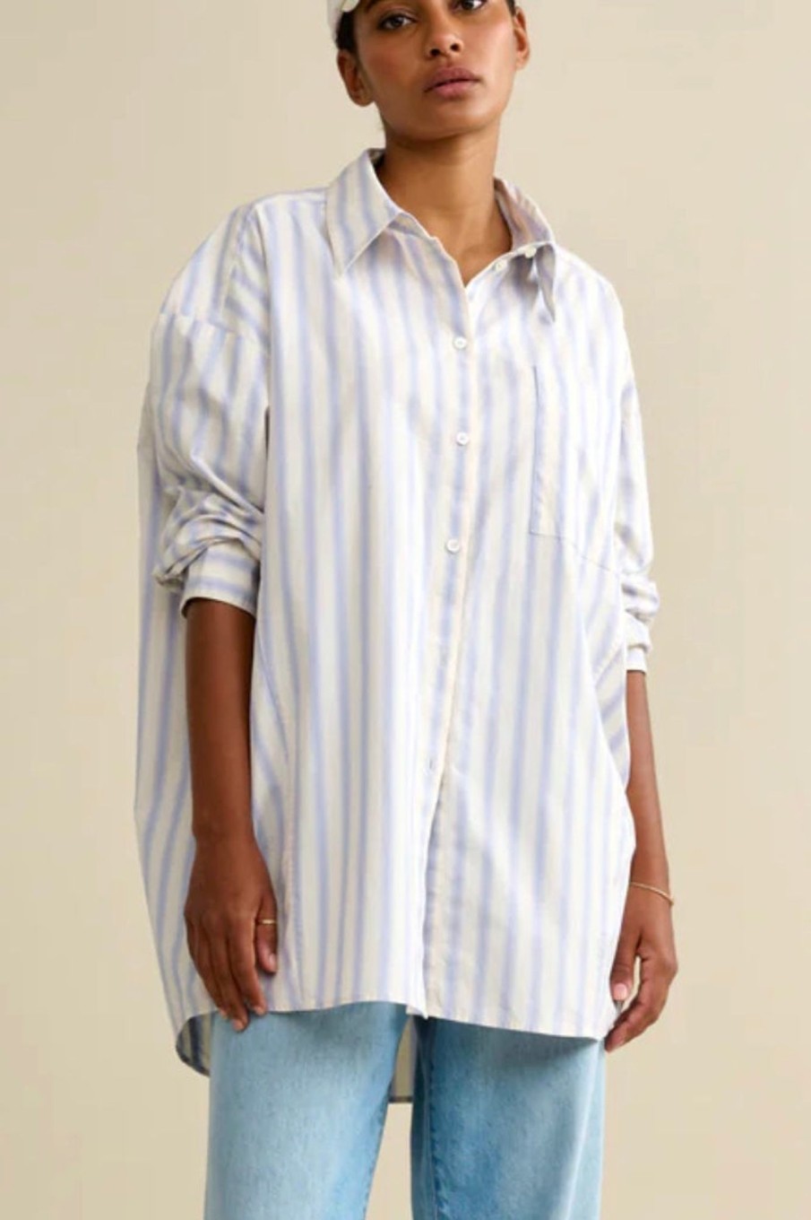 Women Bellerose Tops | Bellerose-Gabin Shirt: Stripe J