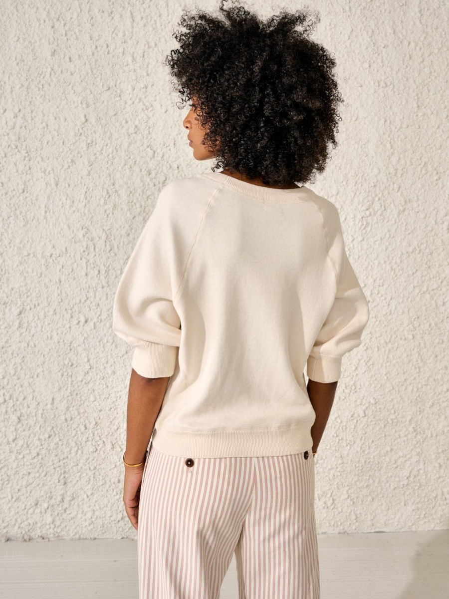 Women Bellerose Sweaters | Bellerose-Anglet Sweater: Milky Way