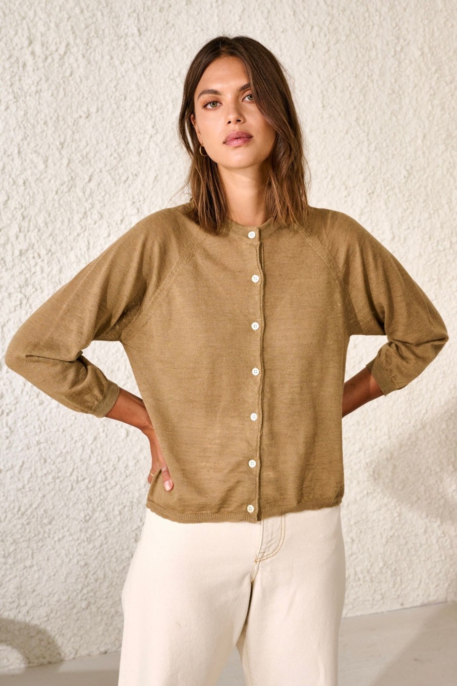 Women Bellerose Sweaters | Bellerose-Neenan Sweater: Khaki