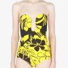 Women No. 21 Swimwear | No. 21-Bathing Suit: Brown & Yellow