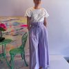 Women Vivetta Pants & Shorts | Vivetta-Palazzo Pants: Lilac