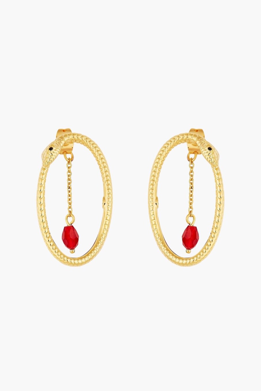 Women Les Nereides Jewelry | Les Nereides-Python Pendant Hoops