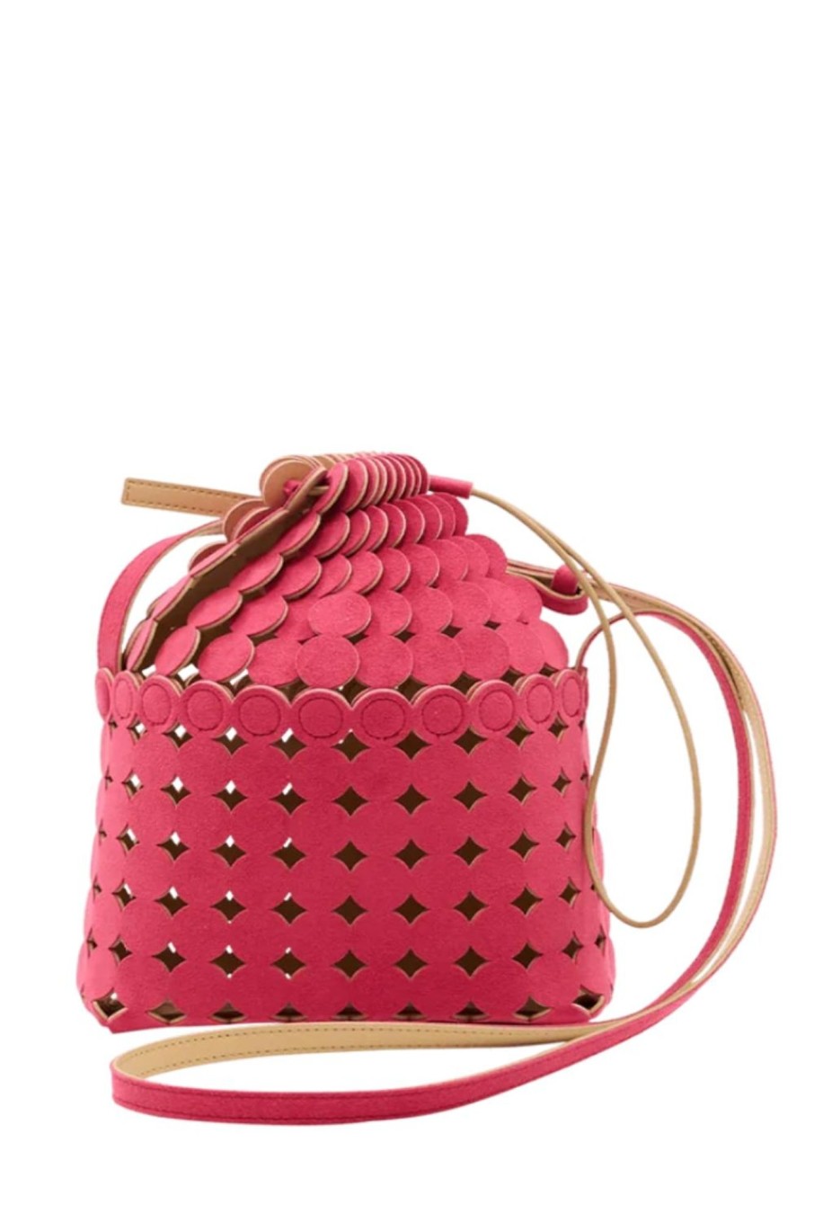 Women Mary Al Terna Bags | Mary Al Terna-Moon Shoulder Bag: Pink