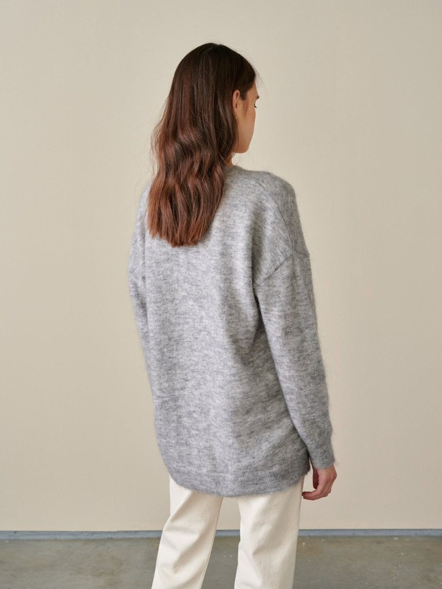 Women Bellerose Sweaters | Bellerose-Germi Cardigan: Grey