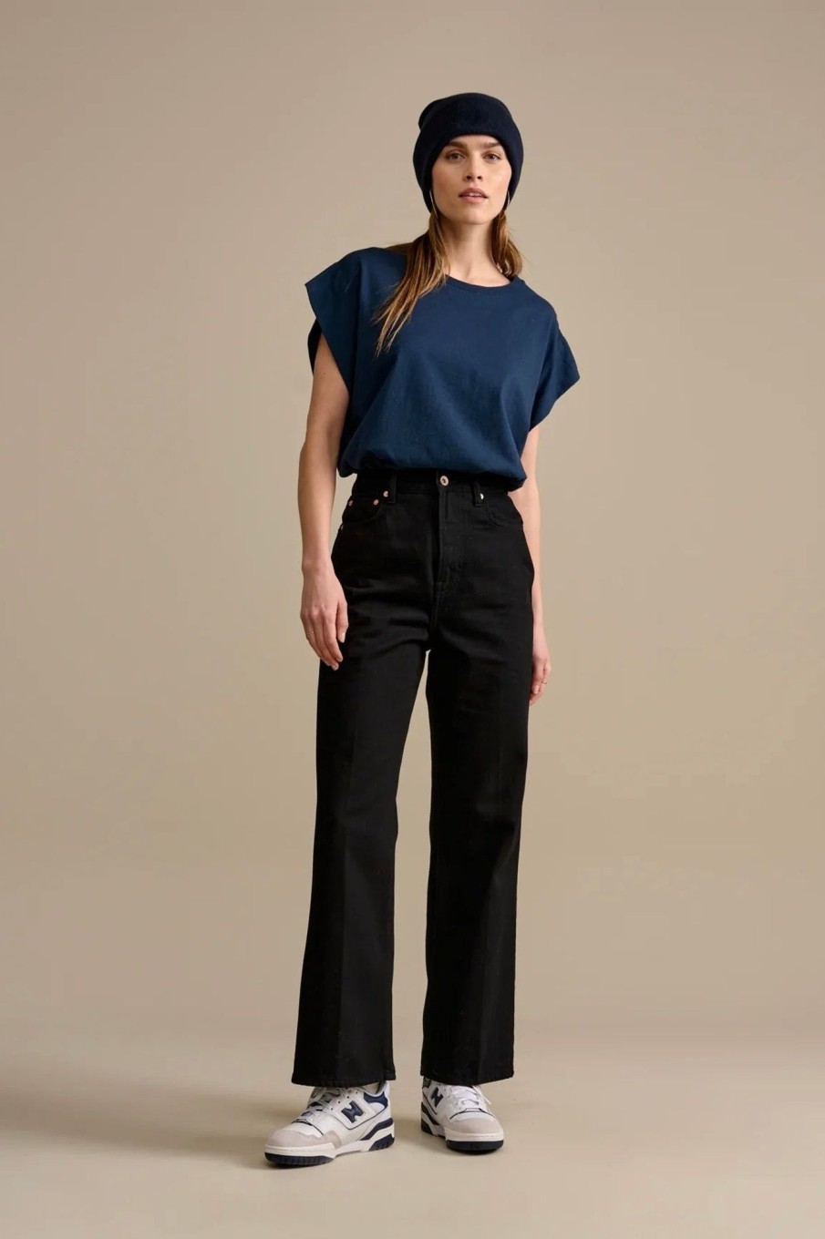 Women Bellerose Pants & Shorts | Bellerose-Prince Jeans: Black Rinse