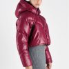 Women Canadian Classics Outerwear | Canadian Classics-Dalhousie Short Coat: Cranberry