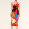 Women De Loreta Dresses | De Loreta-Cumbia Dress: Amor Print