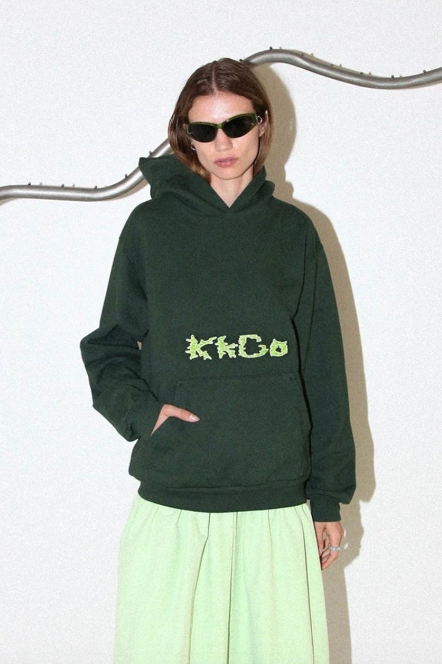 Women KkCo Sweaters | Kkco-Thorn Hoodie: Forest