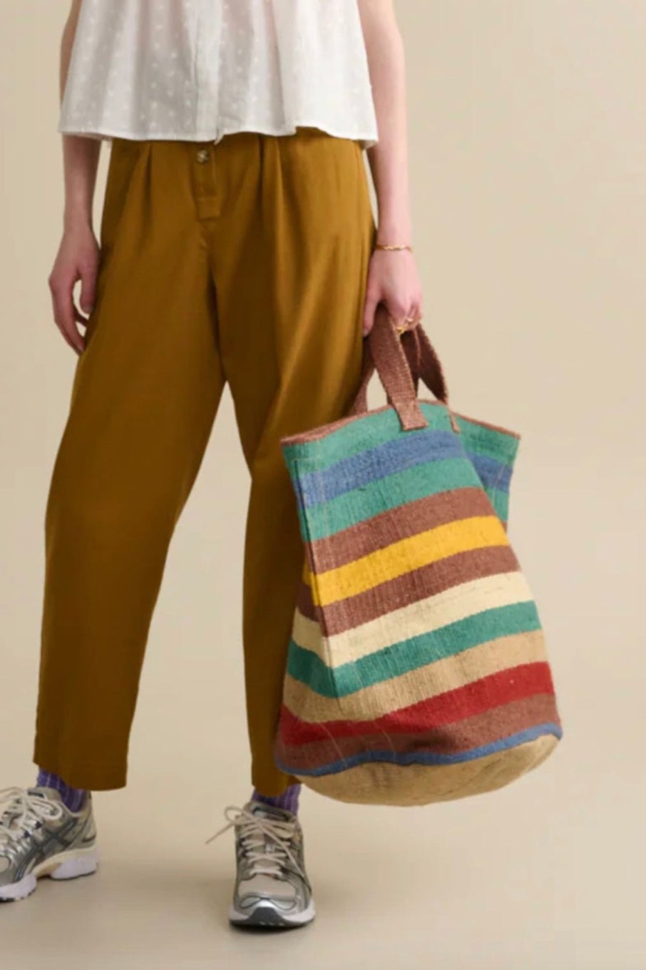 Women Bellerose Bags | Bellerose-Gallon Bag: Stripe B