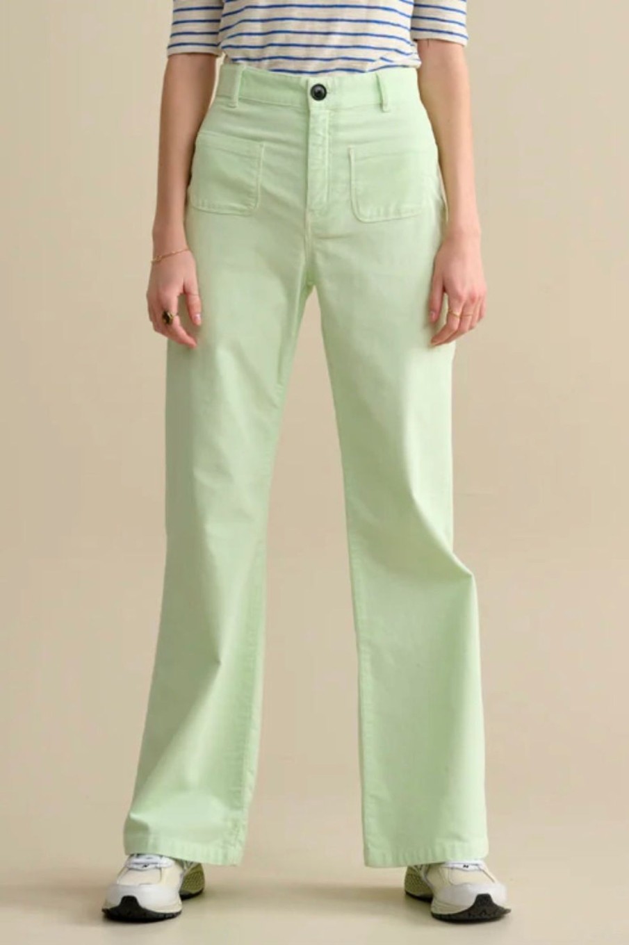 Women Bellerose Pants & Shorts | Bellerose-Park Pants: Honeydew