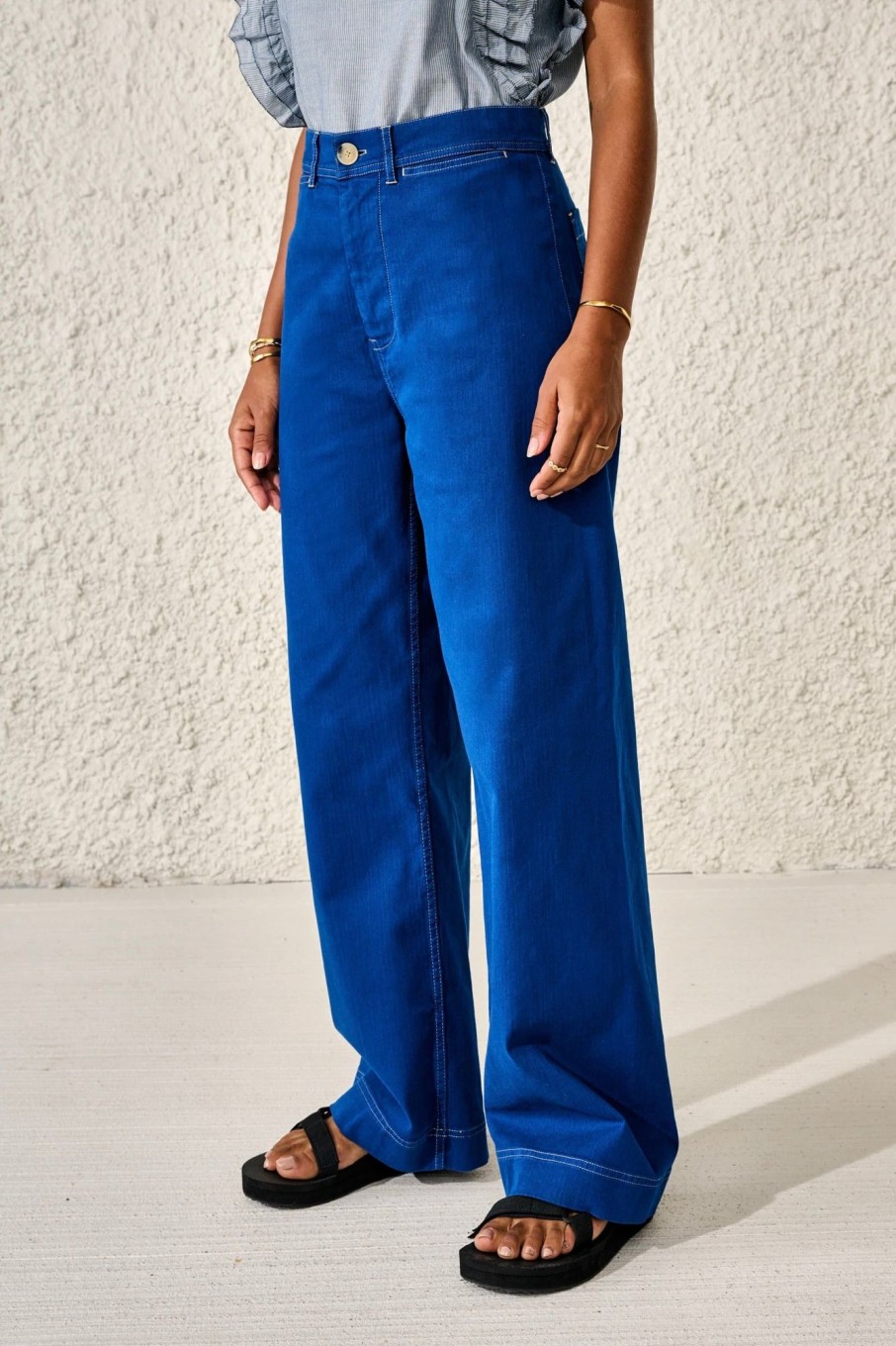 Women Bellerose Pants & Shorts | Bellerose-Lottie Pants: Deep Blue