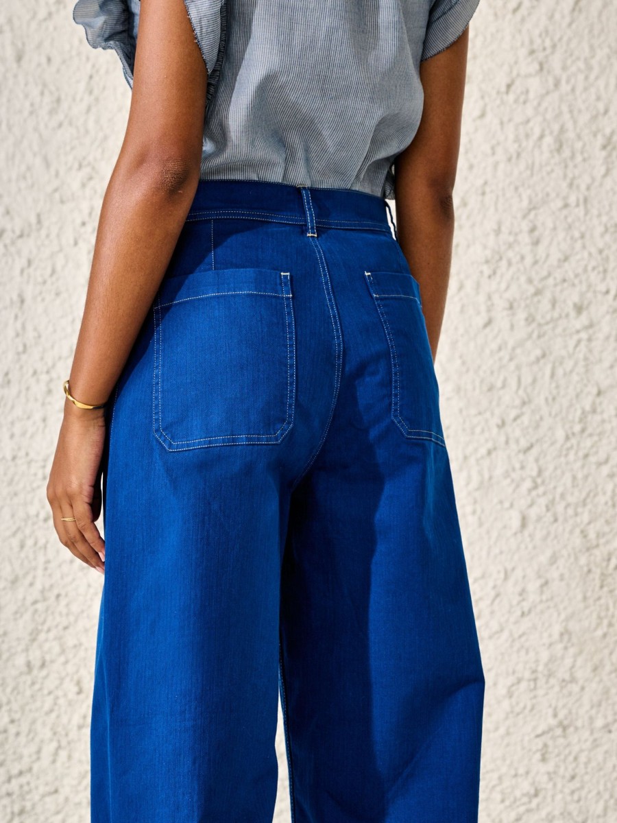 Women Bellerose Pants & Shorts | Bellerose-Lottie Pants: Deep Blue