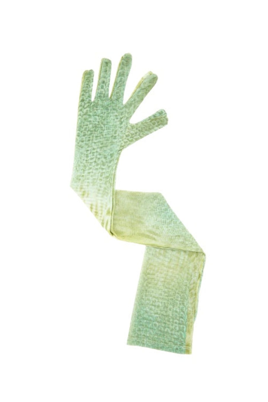 Women Collina Strada Gloves | Collina Strada-Plant Opera Gloves: Green Gecko