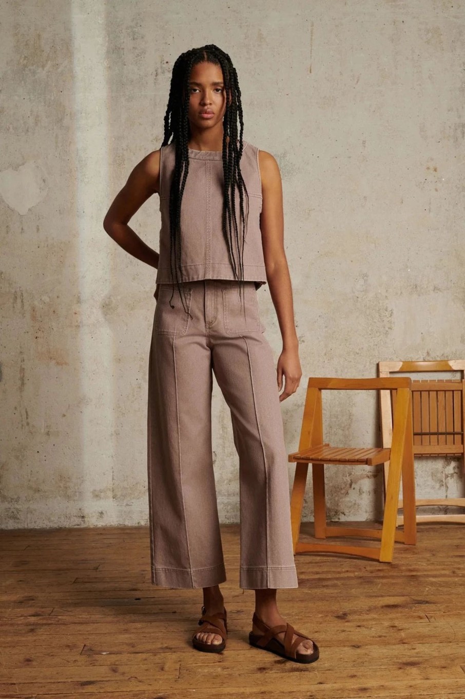 Women Soeur Pants & Shorts | Soeur-Harry Pant: Mauve