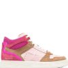 Women Premiata | Premiata-Mid Quinn D Sneaker: Pink Multi