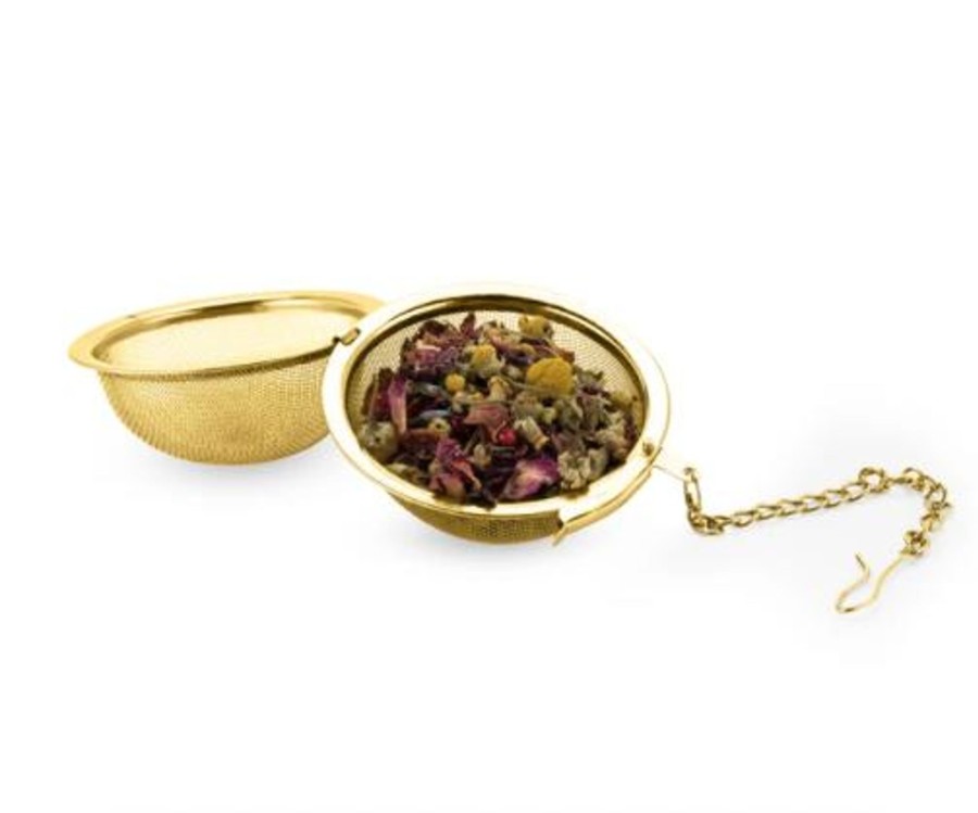 Lifestyle Pinky Up | Pinky Up-Small Tea Infuser Ball: Gold