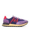 Women Premiata | Premiata-John Low D Sneakers: Purple Multi